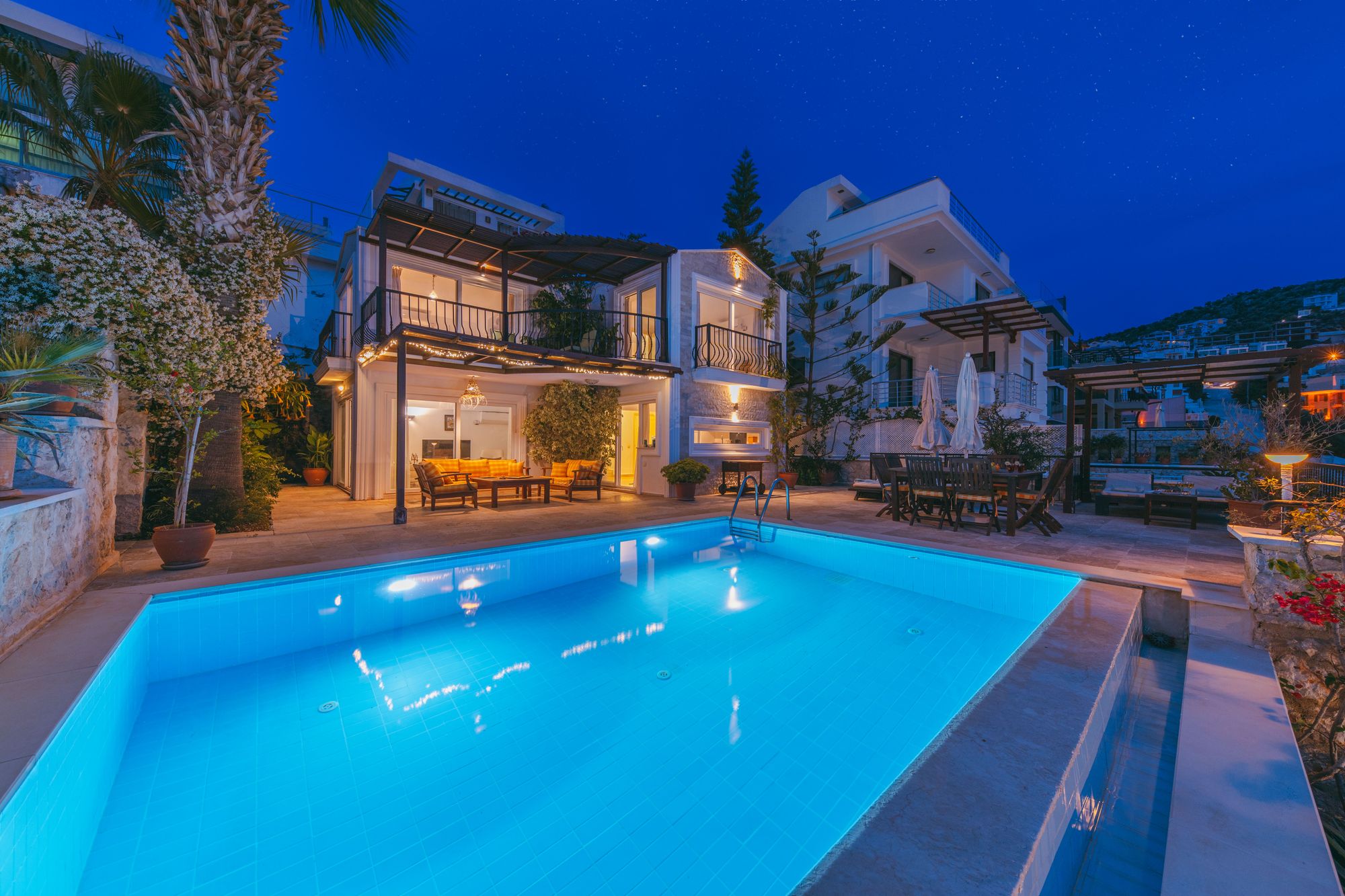 Garden and pool